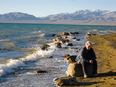 karakul lake in pamirs