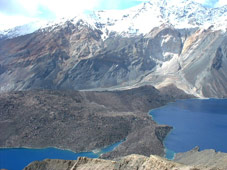 usoi dam on sarez lake in pamirs