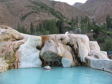 garm chashma hot spring near khorog