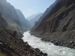 pyanj canyon from pamir highway